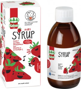 Kaiser Kids Syrup Σιρόπι με Γεύση Φράουλα για τον Ερεθισμένο Λαιμό 200ml