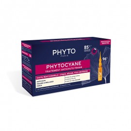 Phyto Phytocyane Reactional Hair Loss Treatment for Women Αγωγή για την Αντιδραστική Γυναικεία Τριχόπτωση 12 αμπούλες x 5ml