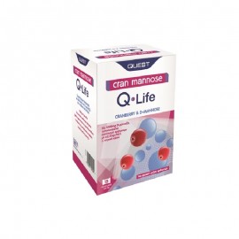 Quest Q-Life Cran Mannose για το Ουροποιητικό Σύστημα 15 φακελάκια