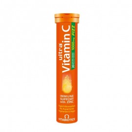 Vitabiotics Ultra Vitamin C 1000mg με Γεύση Πορτοκάλι 20 Αναβράζοντα Δισκία
