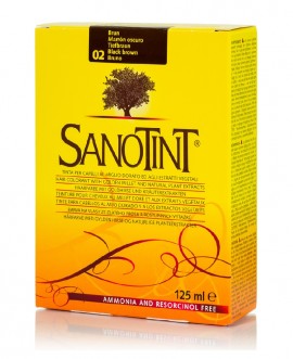 Sanotint Classic 02 Καφέ Μαύρο 125ml