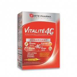 Forte Pharma Vitalite 4G Φυσικό Τονωτικό Συμπύκνωμα για την Έντονη Κούραση 20 αμπούλες x 10ml