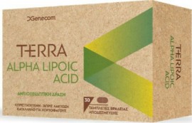 Genecom Terra Alpha Lipoic Acid Συμπλήρωμα Διατροφής με Αντιοξειδωτική Δράση 30tabs