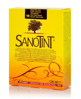 Sanotint Βαφή Μαλλιών Classic No19 Ξανθό Πολύ Ανοικτό 125ml