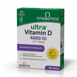 Vitabiotics Ultra Βιταμίνη D3 4000 IU 96 δισκία