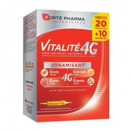 Forte Pharma Promo Pack Vitalite 4G Dynamisant 20+10 αμπούλες x10ml