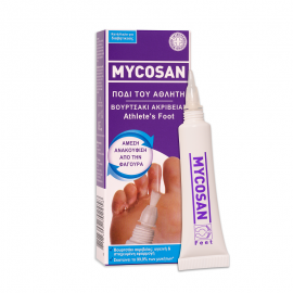 Mycosan Athletes Foot Gel Θεραπεία για το πόδι του Αθλητή 15ml
