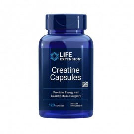 Life Extension Creatine Capsules (Συμπλήρωμα Διατροφής με Βιταμίνη C & Κρεατίνη για Υγιή Μυϊκή Λειτουργία) 120caps