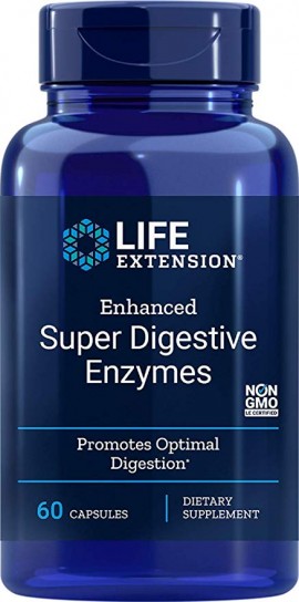 Life Extension SUPER DIGESTIVE ENZYMES WITH PROBIOTICS 60caps