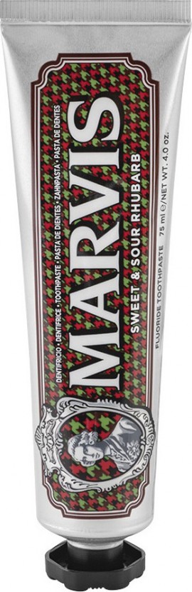 Marvis Sweet and Sour Rhubarb Mint Toothpaste Οδοντόκρεμα με Γλυκό & Ξινό Ραβέντι, 75ml