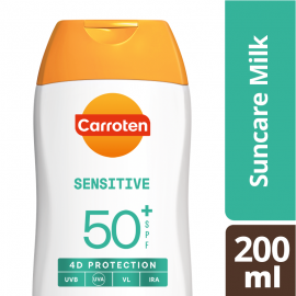 Carroten Sensitive Suncare Milk SPF50+ Αντηλιακό Γαλάκτωμα Σώματος 200ml