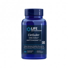 Life Extension Cinsulin W/ Insea2 & Crominex3+ 90 Veg.caps