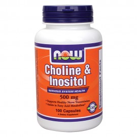 Now Choline & Inositol 250/250 mg 100 caps