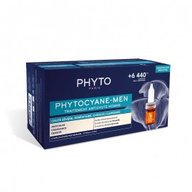 Phyto Phytocyane Anti-Hair Loss Treatment for Men Αγωγή Τριχόπτωσης για Άνδρες 12 αμπούλες x 3.5ml