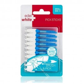 Edel White Pick Sticks Small Μεσοδόντια Βουρτσάκια για την Αφαίρεση της Πλάκας & των Υπολειμμάτων 50τμχ