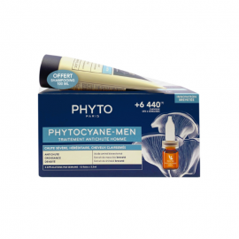 Phyto Phytocyane Promo Anti-Hair Loss Treatment for Men Αγωγή Τριχόπτωσης για Άνδρες, 12amp x 3.5ml & Δώρο Αναζωογονητικό Σαμπουάν, 100ml