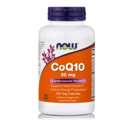 Now Co Q10 30 mg, Συνένζυμο Q10 120 Vcaps