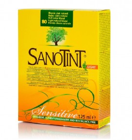 Sanotint Φυτική Βαφή Μαλλιών Sensitive Light 80N Ανοιχτό Φυσικό Ξανθό 125 ml