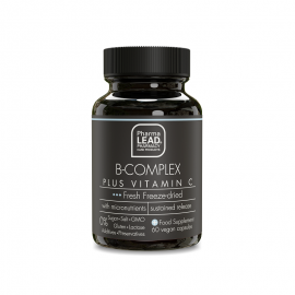 Pharmalead Black Range B Complex Plus Vitamin C για την Ομαλή Λειτουργία του Νευρικού & Ανοσοποιητικού Συστήματος 60 κάψουλες