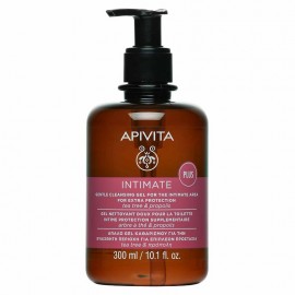 Apivita Intimate Plus Απαλό Gel Καθαρισμού για την Ευαίσθητη Περιοχή 300ml