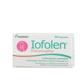 Italfarmaco Iofolen Preconception Συμπλήρωμα Διατροφής Για την Εγκυμοσύνη 30 Caps