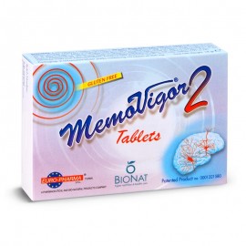BIONAT Memovigor Συμπλήρωμα Διατροφής Για Ίλιγγο, Eμβοές & Eνίσχυση Μνήμης 20 tabs