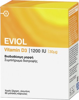 Eviol Vitamin D3 1200iu 30mcg 60caps