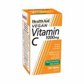 Health Aid Vitamin C Prolonged Release Vegan 1000mg 100 φυτικές κάψουλες