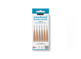 The Humble Co. Bamboo Interdental Brush 6 pack Blue Μεσοδόντια Βουρτσάκια Size 3 (0.6mm), 6 Βουρτσάκια