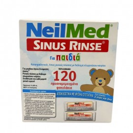 NeilMed Sinus Rinse Kids Ανταλλακτικά Φακελάκια Ρινικού Αποφρακτήρα για παιδιά από 2 ετών 120τμχ