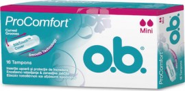 O.b. ProComfort Mini Ταμπόν για τη Πρώτη Φορά και Ημέρες με Πολύ Μικρή Ροή 16 Τεμάχια
