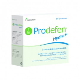 Italfarmaco Prodefen Hydra+ Συμπλήρωμα Διατροφής Κατάλληλο για την Ομαλή Λειτουργία του Γαστρεντερικού Συστήματος, 10Sachet