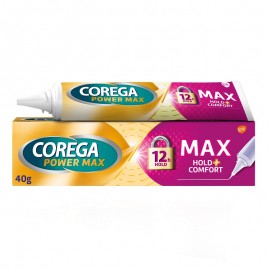 Corega Max Hold+Comfort, Στερεωτική Κρέμα Τεχνητής Οδοντοστοιχίας για έως και 12 ώρες συγκράτησης 40gr