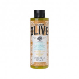 Korres Pure Greek Olive Oil Σαμπουάν Θρέψης και Ενυδάτωσης με Εκχύλισμα Φύλλων Ελιάς 250ml