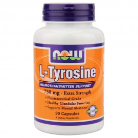 Now L Tyrosine 750 mg 90 caps 