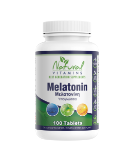 Natural Vitamins Melatonin 1 MG 100tabs