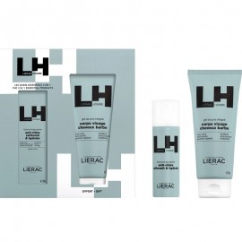 Lierac Promo Pack Homme Global Anti-Aging, Anti-Wrinkles Firms - Moisturizes Fluid 50ml & Δώρο All-Over Shower Gel 200ml