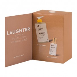 Panthenol Extra Promo Pack Laughter Cleanser Kαθαριστικό για Πρόσωπο Σώμα & Μαλλιά 500ml & Eau De Toilette Γυναικείο Άρωμα 50ml
