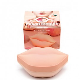 Kocostar Peach DuoDuo, Scrub & Κρέμα Περιποίησης για Απαλά & Ενυδατωμένα Χείλη 43ml [23ml/20ml]