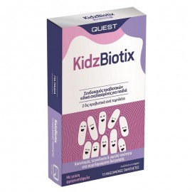 Quest KidzBiotix for Kids Προβιοτικά για Παιδιά 15 μασώμενες ταμπλέτες