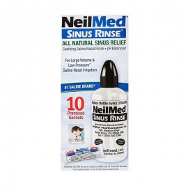 NeilMed Sinus Rinse Σύστημα Ρινικών Πλύσεων για Ενήλικες Συσκευή + 10 Φακελάκια