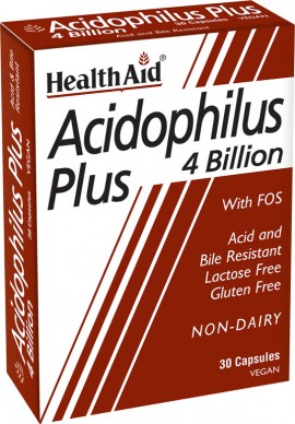 Health Aid Acidophilus Plus 4 billion 30 Caps