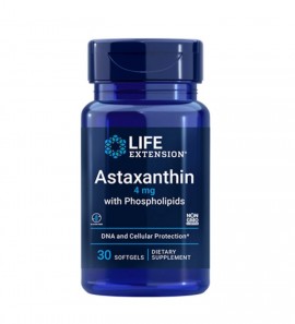 Life Extension Astaxanthin 4 mg with Phospholipids 30Softgels