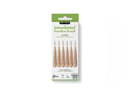 The Humble Co. Bamboo Interdental Brush 6 pack Green Μεσοδόντια Βουρτσάκια Size 5 (0.8mm), 6 Βουρτσάκια