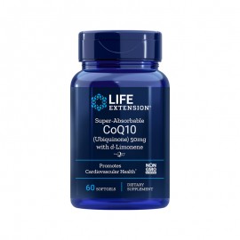 Life Extension Super-Absorbable CoQ10™ with d-Limonene 50MG 60 παστίλιες