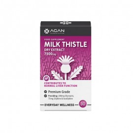 Agan Milk Thistle Dry Extract 7500mg Με Εκχύλισμα Γαϊδουράγκαθου 30tabs