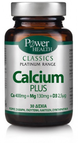 POWER HEALTH Calcium Plus 30 Δισκία