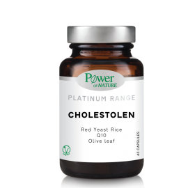 Power Of Nature Platinum Range Cholestolen Συμπλήρωμα Διατροφής για την Μείωση της Χοληστερίνης στο Αίμα 40 Κάψουλες