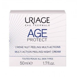 Uriage Age Protect Multi Action Peeling Night Cream Απολεπιστική Κρέμα Νυκτός Πολλαπλών Δράσεων 50ml