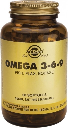 SOLGAR OMEGA-3-6-9 softgels  60s